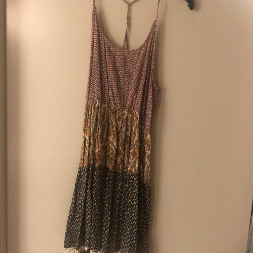 Multi-pattern dress